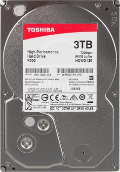 Жесткий диск TOSHIBA P300 HDWD130EZSTA, 3ТБ, HDD, SATA III, 3.5", RTL